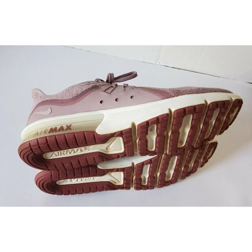 Nike Air Max Sequent 3 Women's Running Shoes SZ 8.5 Rose Pink White 908993-602